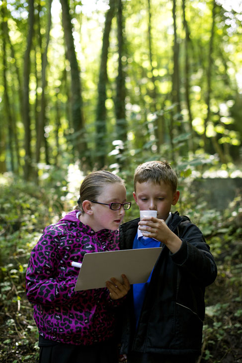 Children in Forest