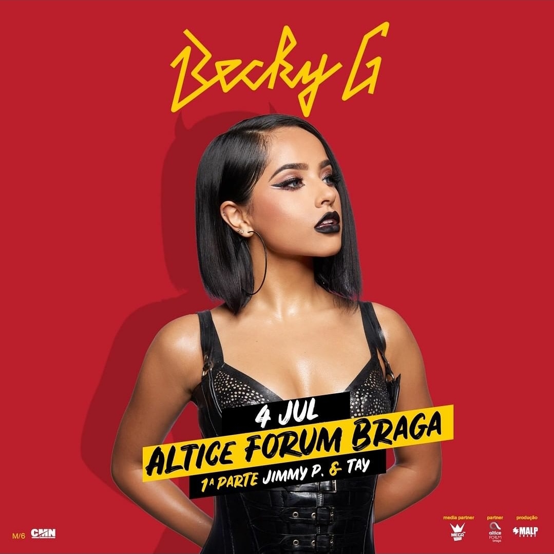 ticketlinept's tweet photo. 🔥 Becky G vai estar pela primeira vez em Portugal! Uma das artistas latinas mais badaladas do momento junta-se aos fãs portugueses dia 4 de Julho no Altice Forum Braga 🎤
Bilhetes já à venda em https://t.co/dCAKzLZtst
#beckyg #malpevent #alticeforumbraga https://t.co/wfgSLfjjKc