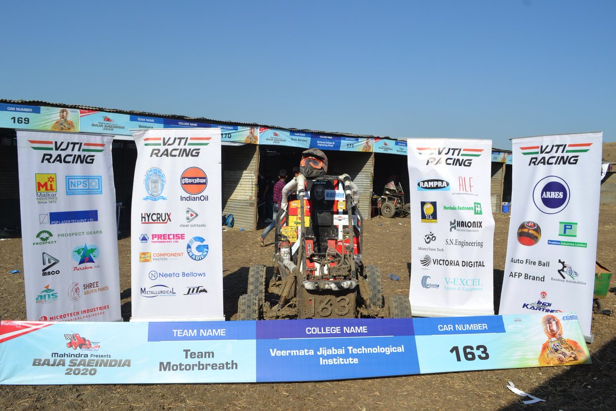 vjtiracing's tweet photo. The BAJA 2020 Results are out and we're proud to announce that we've secured an overall rank of 26!🔥
With zero breakdowns in the endurance, we're really proud of Xenon 6.0 💯❤
The team is now all set for ATVC 2020🙌🏻 https://t.co/PvCGTA2f9S