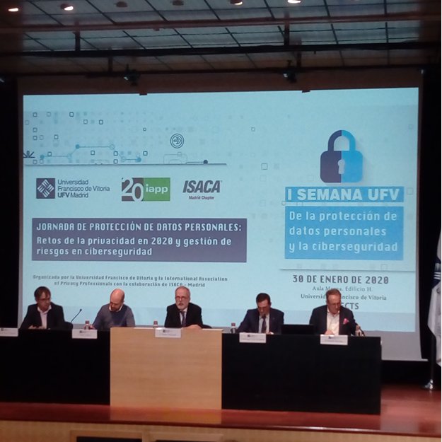 govertis's tweet image. Mesa redonda sobre la gestión de riesgos en #ciberseguridad en la que participa nuestro compañero Santiago Raúl de la Fuente, junto a @RBarrasa, Jesús Friginal y Mario García Hervás #DataPrivacyDay2020 en @ufvmadrid 🔎