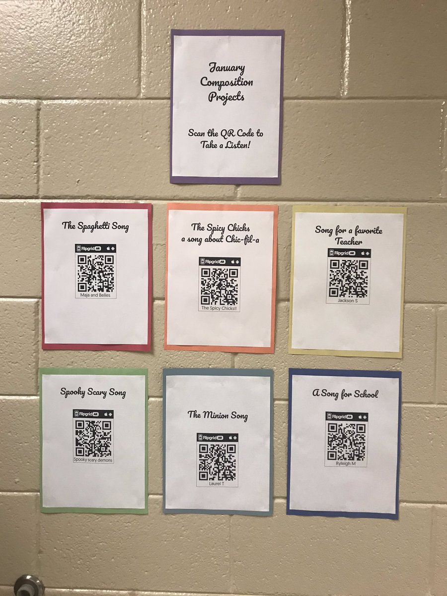 Hey @Flipgrid! Thank you for giving us an easy platform to display our learning to the school! #FlipgridAR #Pridein5 #Choirin5