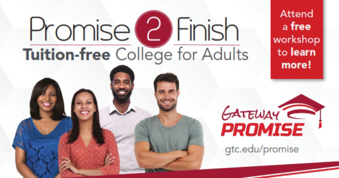 High school seniors as well as adults who haven’t finished a degree and make less than $50,000 a year may qualify for tuition-free college with our Promise or Promise 2 Finish programs. Our free workshops can support you through the application process: gtc.edu/promise-worksh…