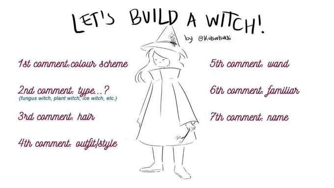 I want too! Let's make a cute witch✨! 