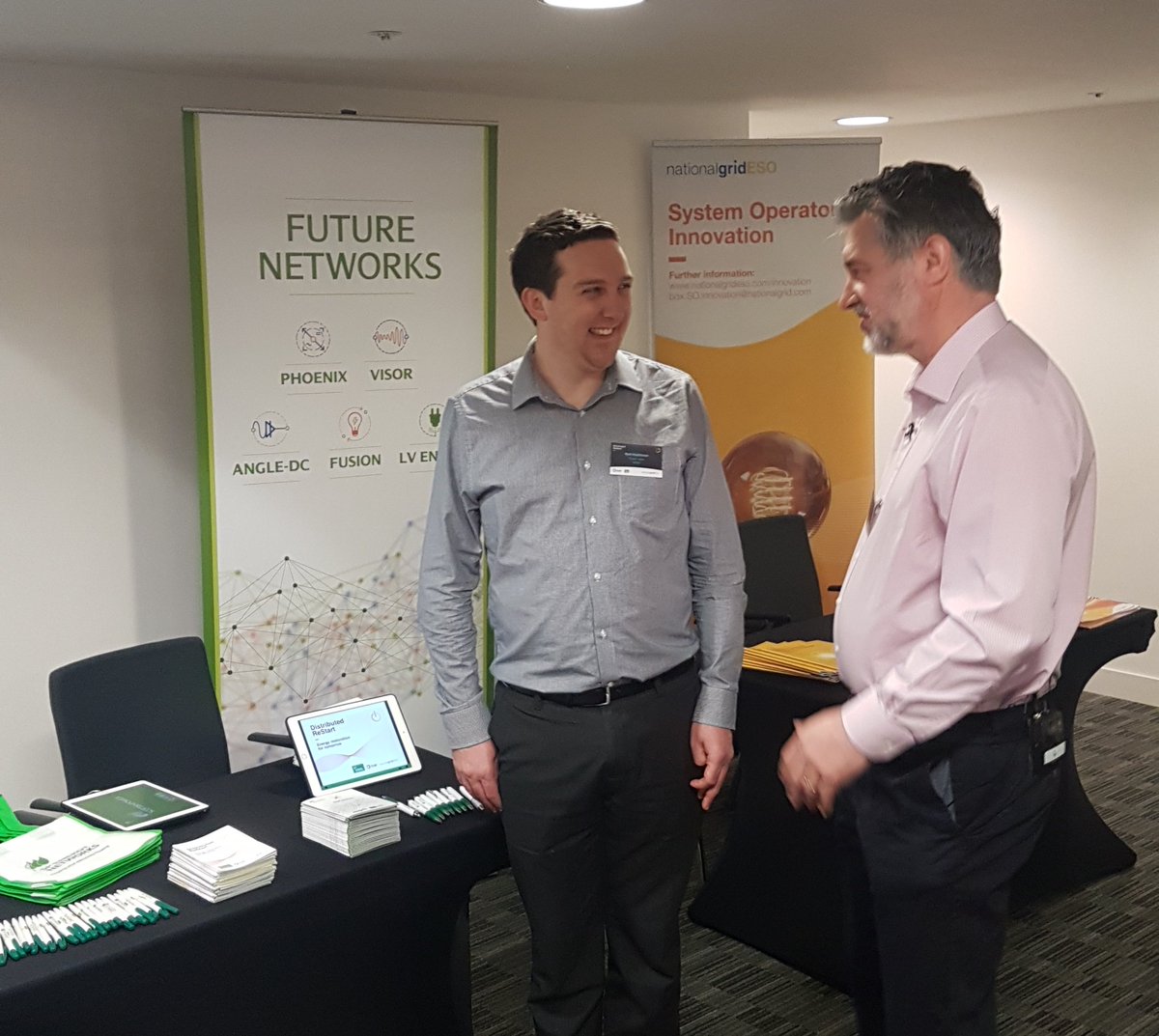 SPEnergyNetwork's tweet image. Delighted to be here at the #DistributedReStart conference today with @ng_eso and @TNEIServices - a fantastic opportunity to share more with our stakeholders on this ground-breaking project. Attending the event yourself? Come chat with our team!