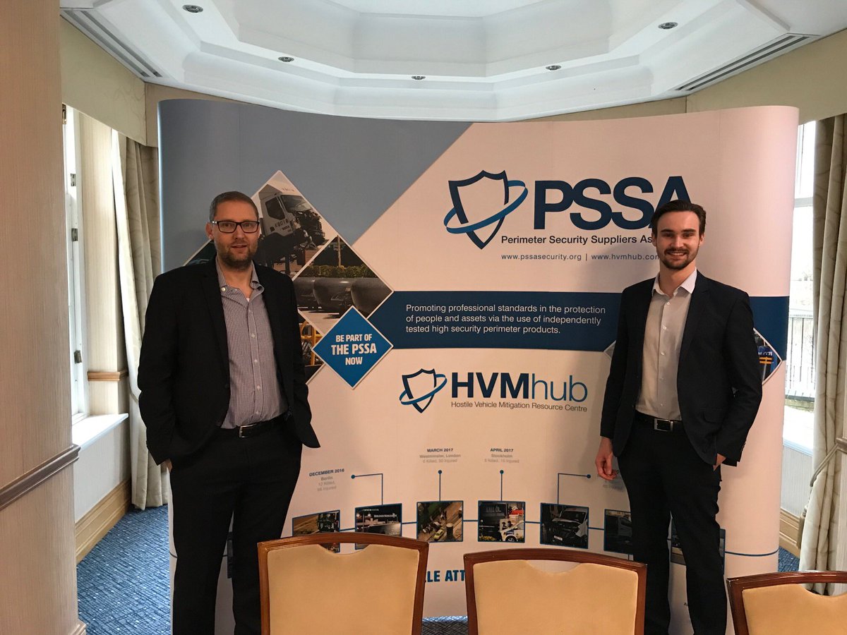 CovaSecurityUK's tweet image. Day 2 of ⁦@PSSASecurity⁩ #InteractDay  👍

Jon our Operations Director &amp;amp; Nathan in our Technical Sales Advisor are there supporting the PSSA &amp;amp; representing #TeamCova - have a great day everyone! 
#PSSA #safety #security #barriers #securitydesign #gates #blockers #hvm