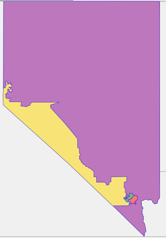 NV would have 2 safe D seats.  #NV04 is competitive, and probably politically overlaps the real  #NV03. It weakened a couple of points, but uniting Carson City and certain Las Vegas burbs kept it blue, unlike  @RepSusieLee’s current district. 5/27  https://davesredistricting.org/join/2dc13864-3353-4f1e-8946-c5dbb9cc3a13