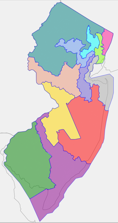 NJ lends itself to gerrymandering. With  #NJ03 and  #NJ05 as vote sinks, this map would have secured an equivalent result (8D-2R) to the current delegation, except much earlier (and more securely) than 2019. 20/27  https://davesredistricting.org/join/40272825-4660-42e3-9ca6-49708c04e644