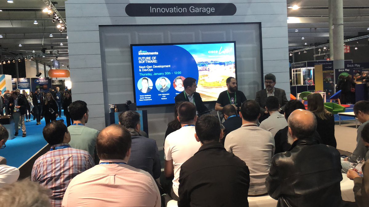 Cisco_Invests's tweet photo. Todayโs #InnovationPanel kicks off w/@dwinokur @Liran_Last @TomerGoldberg @rookoutlabs #cleur #ciscoinvests https://t.co/kExPvDfbur