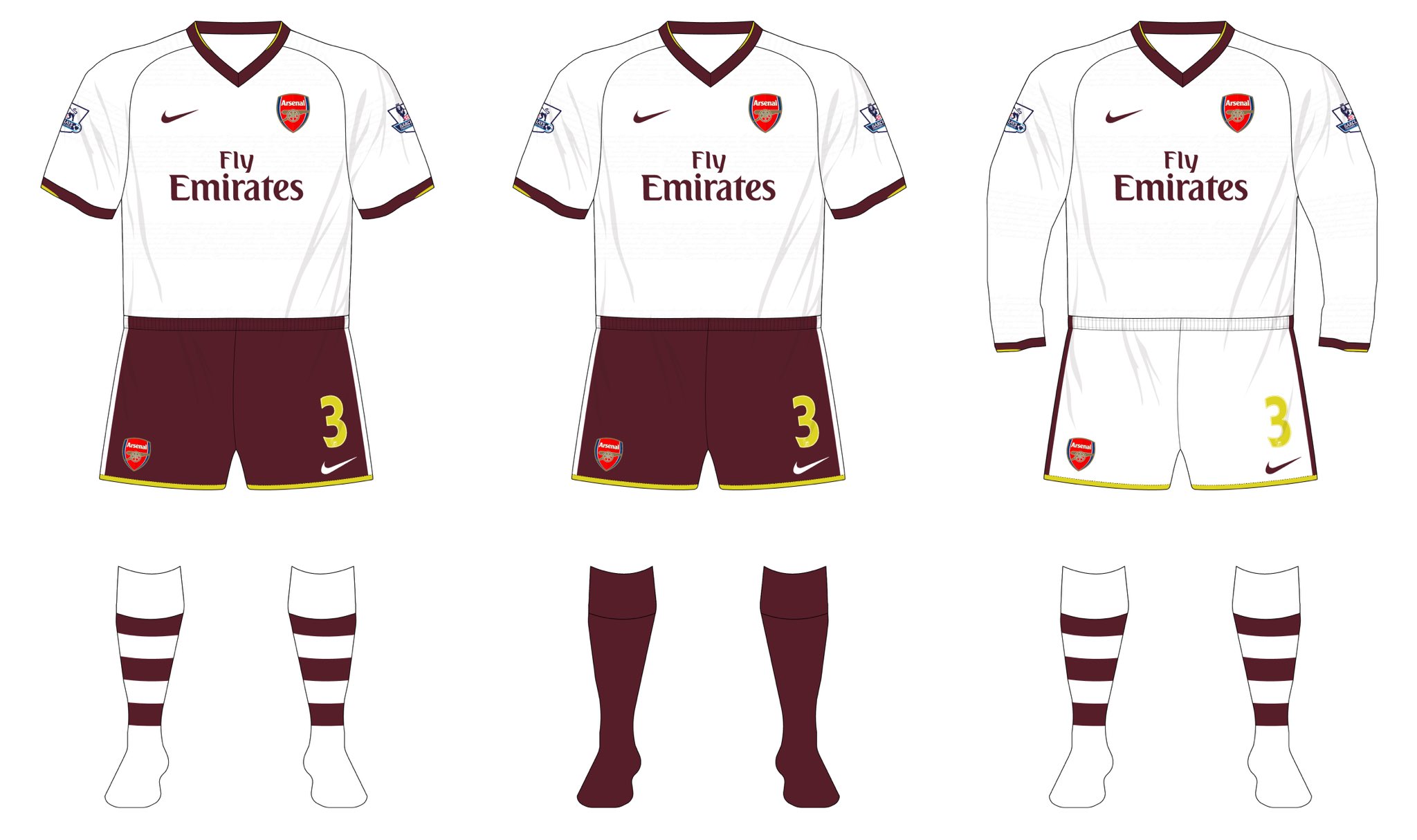 Museum of Jerseys on X Midweek Mashup Arsenal s white 2007 away shirt https t kbzpEjo8DR https t svZJnaDESd X