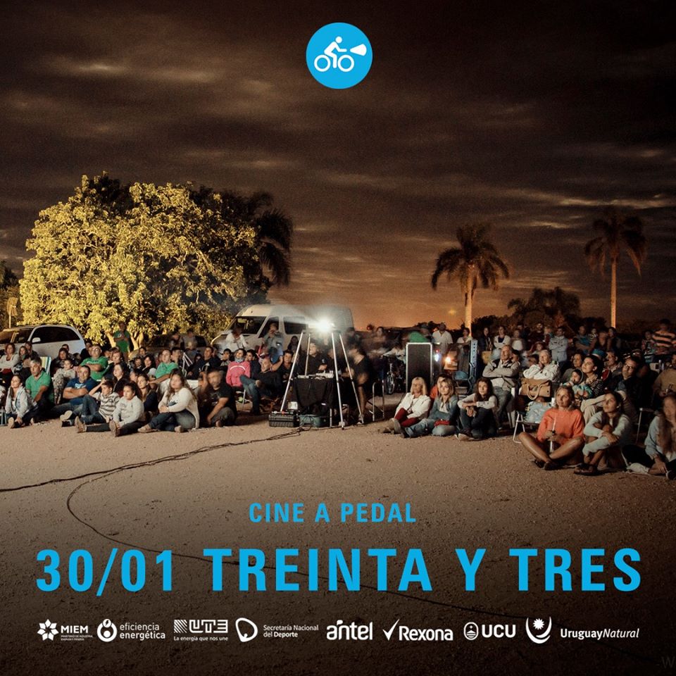 UnibiciUr's tweet photo. Atentos en Treinta y Tres, Melo, Minas y Rocha!
Llega Verano a Pedal de #Efectocine

A pedalear y ver buen cine!! https://t.co/WUh1nBF2Ys
