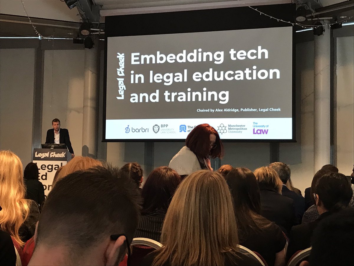 Really good to join the #legaledcon north conference in Manchester and engage in the latest discussion around legal tech / legal education. Very topical for <a href="/UoR_Law/">RoehamptonLawSchool</a>
