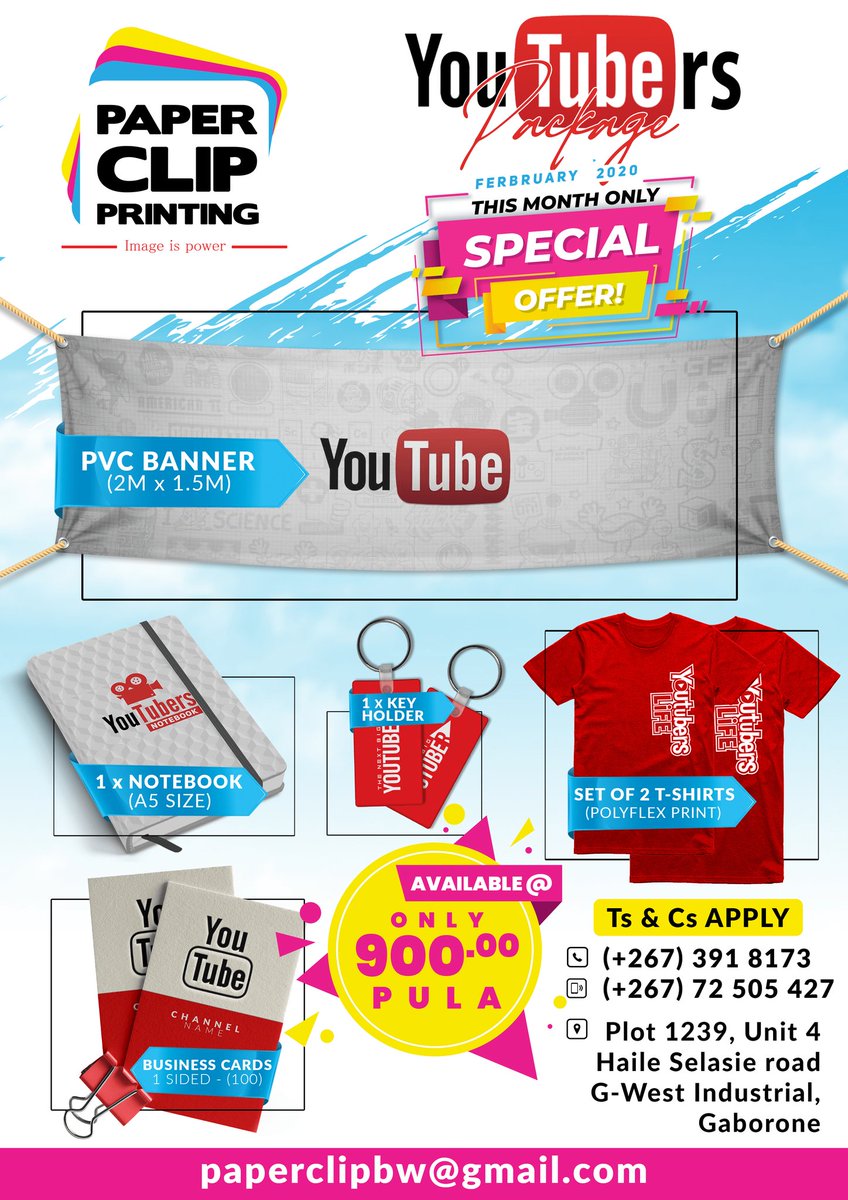 paperclipbw's tweet photo. 📢📢📢Calling All Vloggers📢📢📢

Add a personal touch to your videos by giving your brand the respect it deserves🔥

#ImageIsPower🔥 https://t.co/0bqDm3yIqp