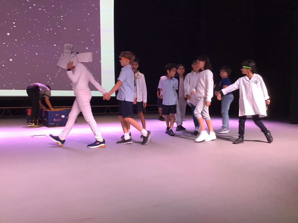 A very creative and knowledgeable assembly written and acted by 3C.   @nasa we think we had an excellent idea of how your scientists are working on dealing with asteroids and Bennu in particular.   #diabgrade3 #schoolassembly #bennu #nasa