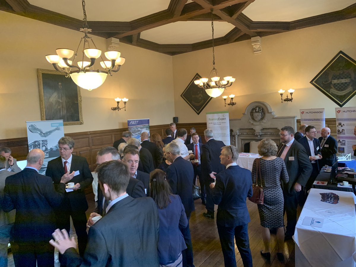 Plenty of networking going on during the break at our annual conference. #aerospace