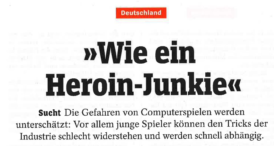 Auch verbale Abrüstung könnte ja ein Zeichen von Qualitätsjournalismus sein, lieber #Spiegel. Aber immerhin: die Kategorie "Deutschland" ist für das Thema putzig.