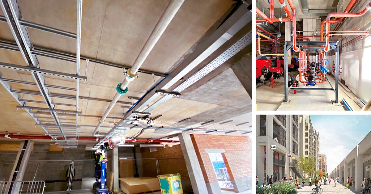 First fix works are off to a great start with the Energy Centre taking shape at Brunel Street Works. Brunel is part of major regeneration masterplan to revitalise Canning Town and Custom House, and their local communities.

#SettingTheStandard #Regeneration #BuildingCommunities