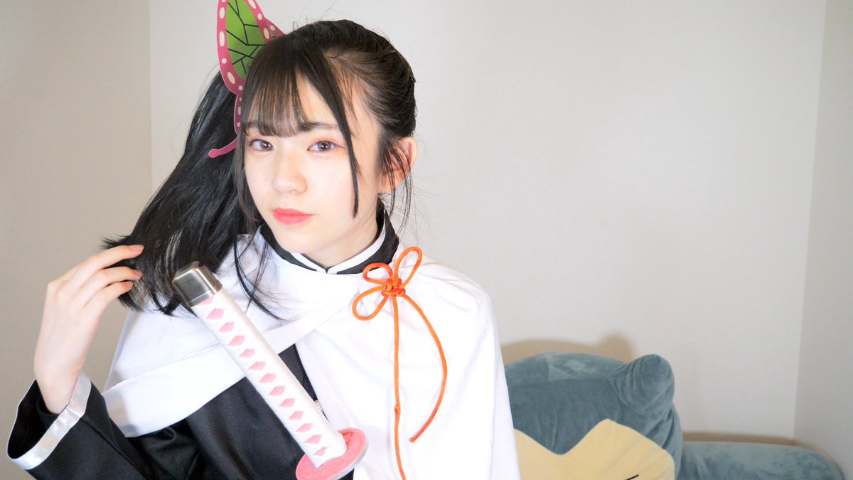 ゆーぽんカナヲどうでしたか笑🤣 着ただけだけど、初めてコスプレして