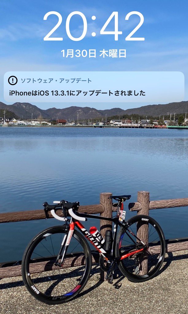 TcrCycling's tweet image. iOS 13.3.1 にアップデート完了

#ios1331