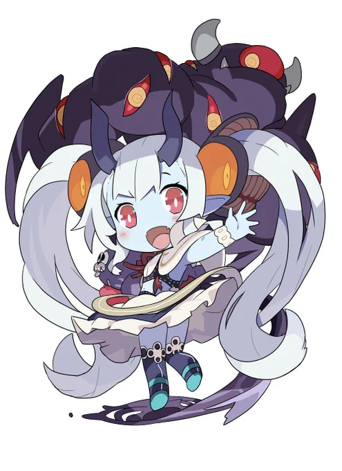 増えて!(゜□、゜) #デフォルメ絵を流してデフォルメ民を増やそう 