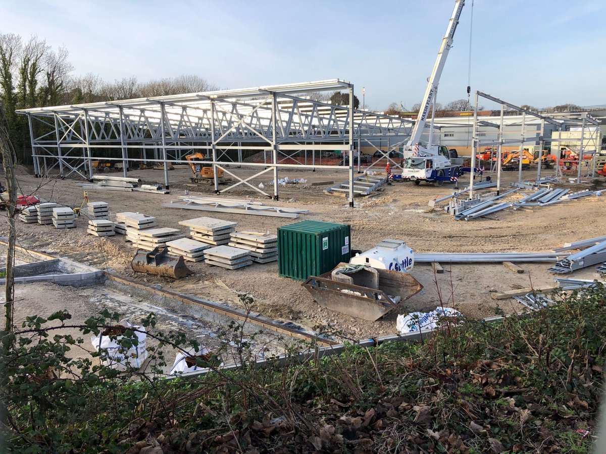 Sharman Projects (@sharmanprojects) on Twitter photo Work progressing well for the new <a href="/AldiUK/">Aldi Stores UK</a> at Weymouth with <a href="/mildrenbuild/">Mildren Construction</a>, as the steel frame nears completion. Work progressing well for the new <a href="/AldiUK/">Aldi Stores UK</a> at Weymouth with <a href="/mildrenbuild/">Mildren Construction</a>, as the steel frame nears completion.