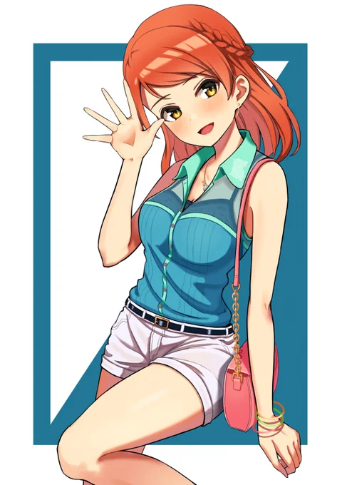 加蓮のこの私服好きすぎるし微笑んで手を振ってもらいたい、、、おはようって言われたい。。 