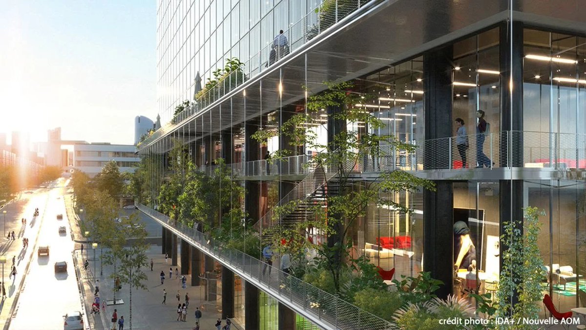 BIMMonde's tweet photo. Voici l’ancien hôtel du Département à Nanterre qui s’apprête à devenir un campus #innovant, #vert et ouvert sur la ville. 🌱🌿🚶
#architecture #écologique #construction #structure
https://t.co/i2tUERfxlc https://t.co/wyw7LV3mpv