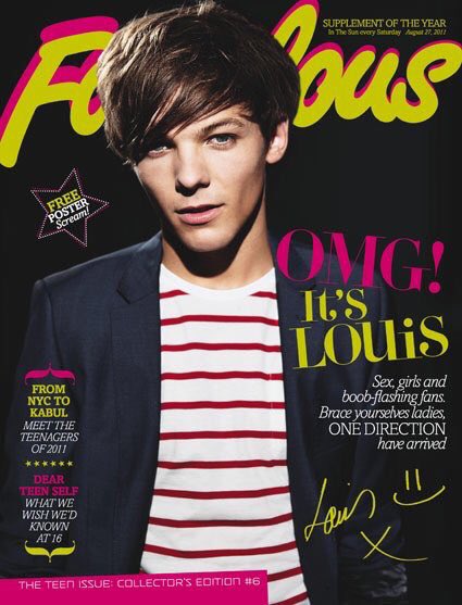 tina on X: louis tomlinson on the covers of fabulous magazine through the  years  / X