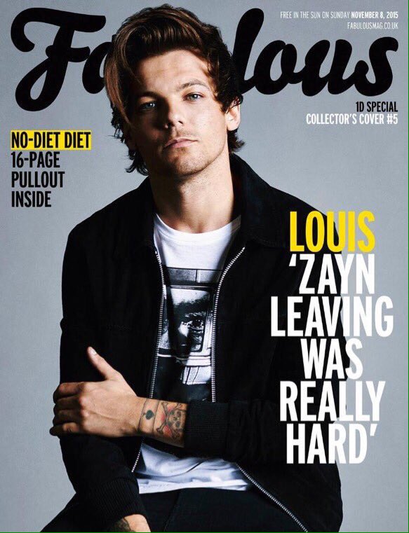 tomlinsun_28's tweet photo. louis tomlinson on the covers of fabulous magazine through the years https://t.co/Wvh3TQGcCl
