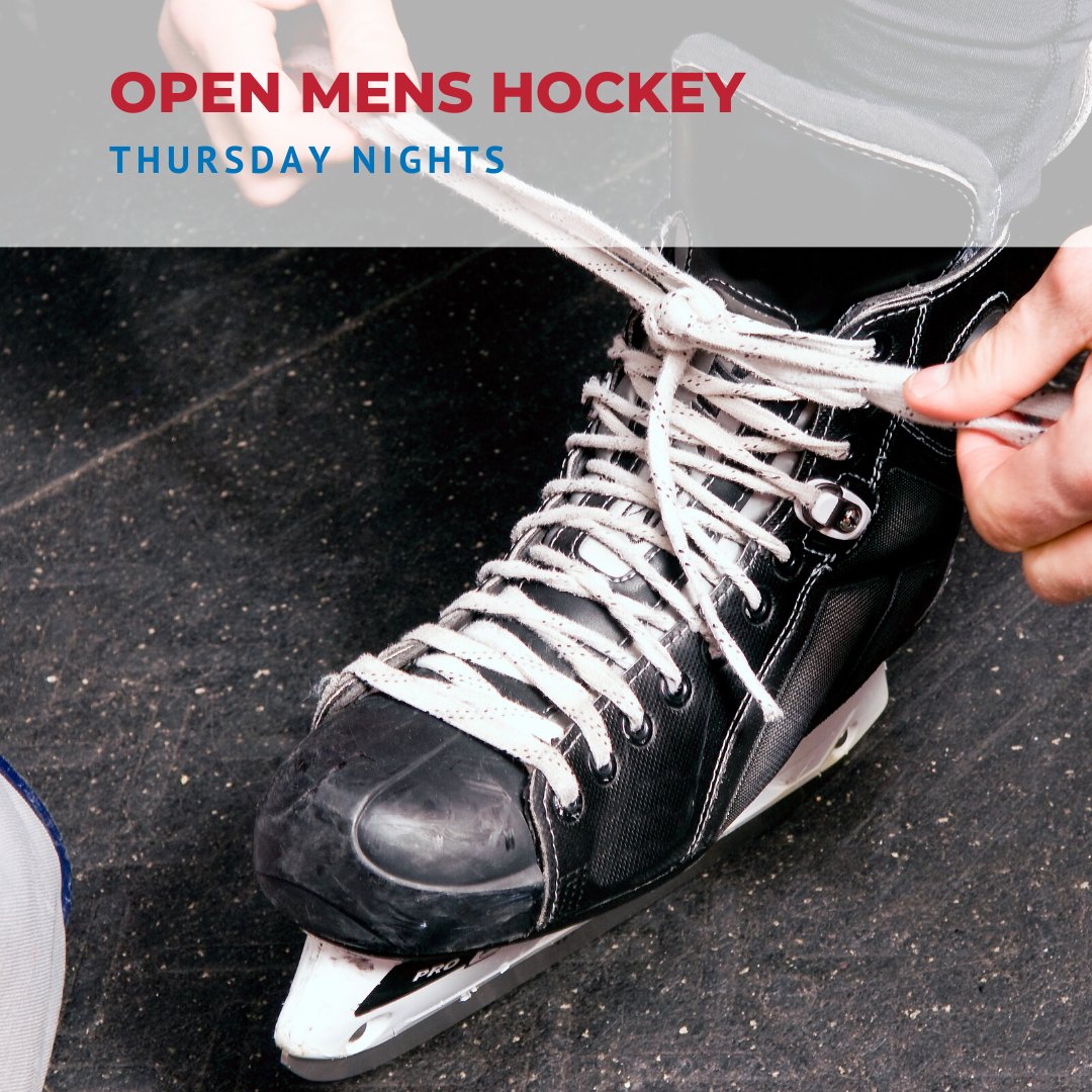 TONIGHT: Open Mens Hockey from 7:20-8:20pm. 
#saranaclake #hockeylife