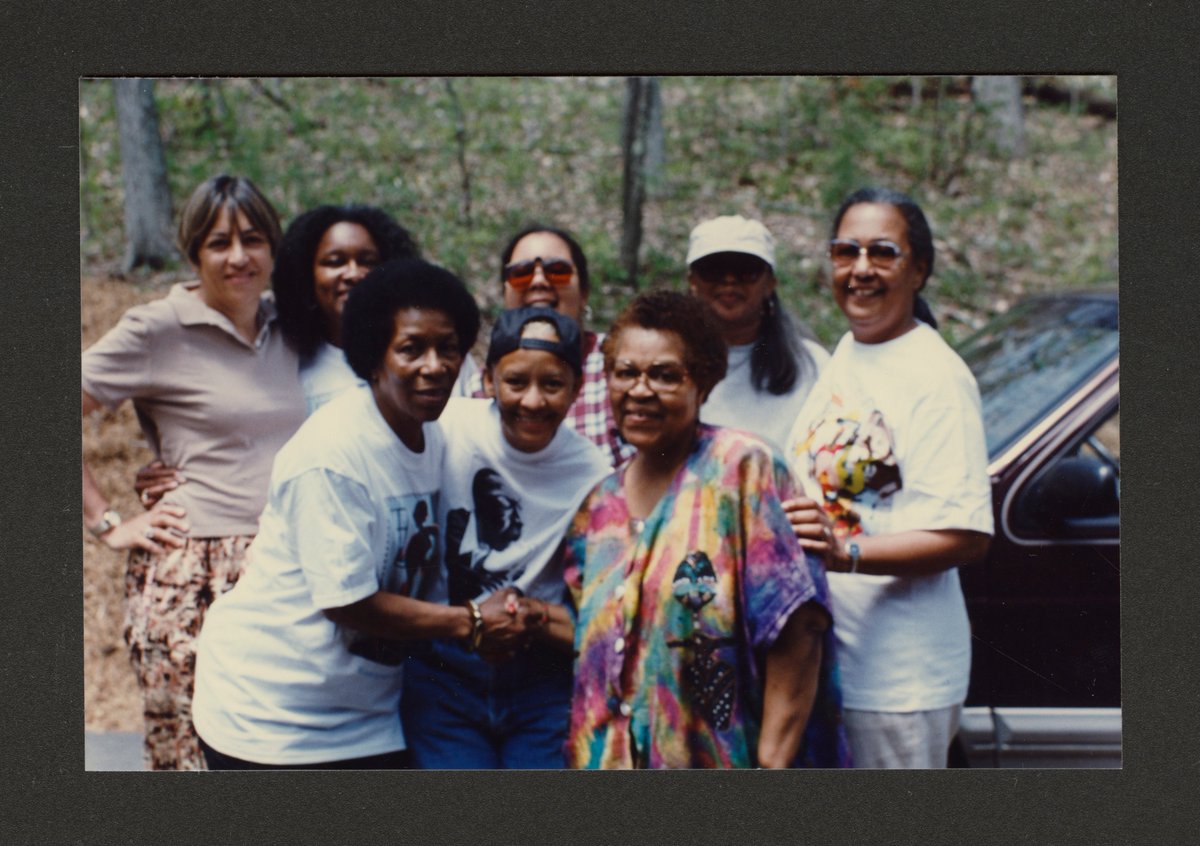 EmoryRoseMARBL's tweet photo. Join us on Feb. 22nd for Award-winning poet #NikkiGiovanni's free #poetry reading!  To celebrate the event, today's image from the #MariEvans papers include multi-talented women writers Toi Derricotte, Mari Evans, Nikki Giovanni, and Val Gray Ward https://t.co/S1XNZcR5QT https://t.co/ZWARra9ueJ