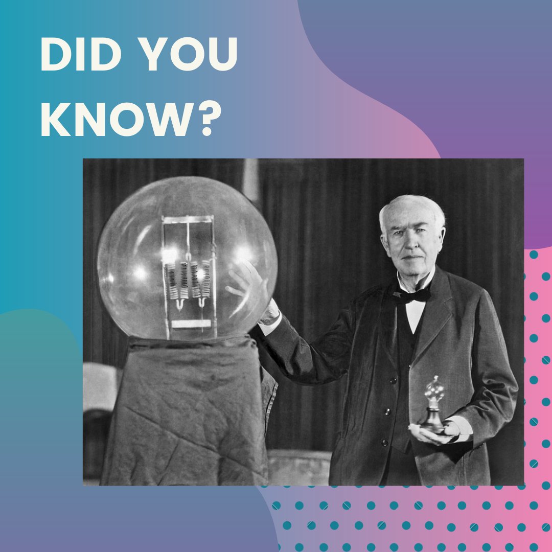 #DidYouKnow  Thomas Edison held the most US patents all the way until 2003! He was widely known as the America’s most prolific inventor, even after his death in 1931. He held a total of 1,093 U.S. patents (1,084 utility patents and 9 design patents).