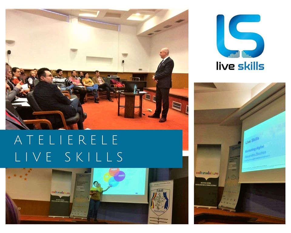 Our partners in Romania, Federaţia Cultură şi Mass-Media FAIR-MediaSind - Romanian Trade Union of Journalists MediaSind, organized an event to demonstrate some of the learning materials developed by the project. The event was hosted in the beautiful space of the Village Museum.