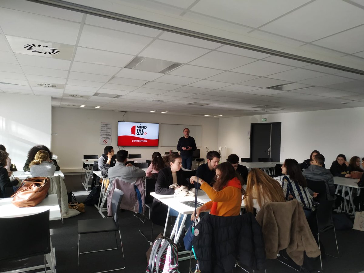 480 étudiants de <a href="/RennesSB/">Rennes SB</a> coachés par la team <a href="/mindthegappfr/">mindthegapp</a> composée de 6 coachs, retour sur une belle journée #publicspeaking
Merci à l'équipe <a href="/RennesSB/">Rennes SB</a> et les étudiants pour leur accueil