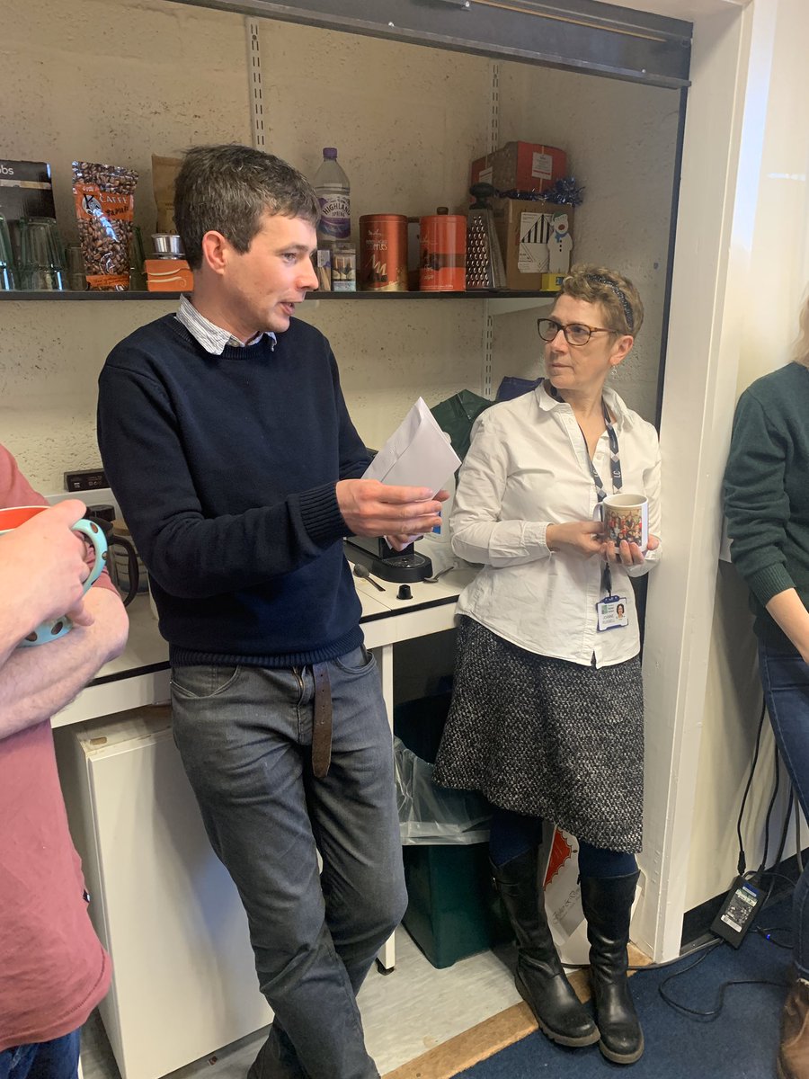 malcolmacaulay's tweet photo. Goodbye and good luck to Mark Loosley! Thanks for all the help and analysis. We R going to miss you 😂 @JamesHuttonInst’s loss is @Xelect_Ltd’s gain! https://t.co/RrNlrUngUq