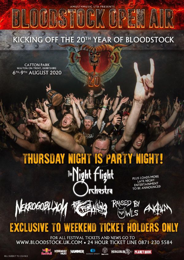 Moshville Times (@moshtimes) on Twitter photo .<a href="/BloodstockFest/">bloodstockfest</a> 2020 reveal Thursday lineup
moshville.co.uk/news/tours/202…
#metal #heavymetal #music #BOA #MoshvilleTimes <a href="/Nekrogoblikon/">Nekrogoblikon</a> <a href="/TheCrawlingBand/">The Crawling</a> #RaisedByOwlsUK #Anakim #TheNightFlightOrchestra .<a href="/BloodstockFest/">bloodstockfest</a> 2020 reveal Thursday lineup
moshville.co.uk/news/tours/202…
#metal #heavymetal #music #BOA #MoshvilleTimes <a href="/Nekrogoblikon/">Nekrogoblikon</a> <a href="/TheCrawlingBand/">The Crawling</a> #RaisedByOwlsUK #Anakim #TheNightFlightOrchestra