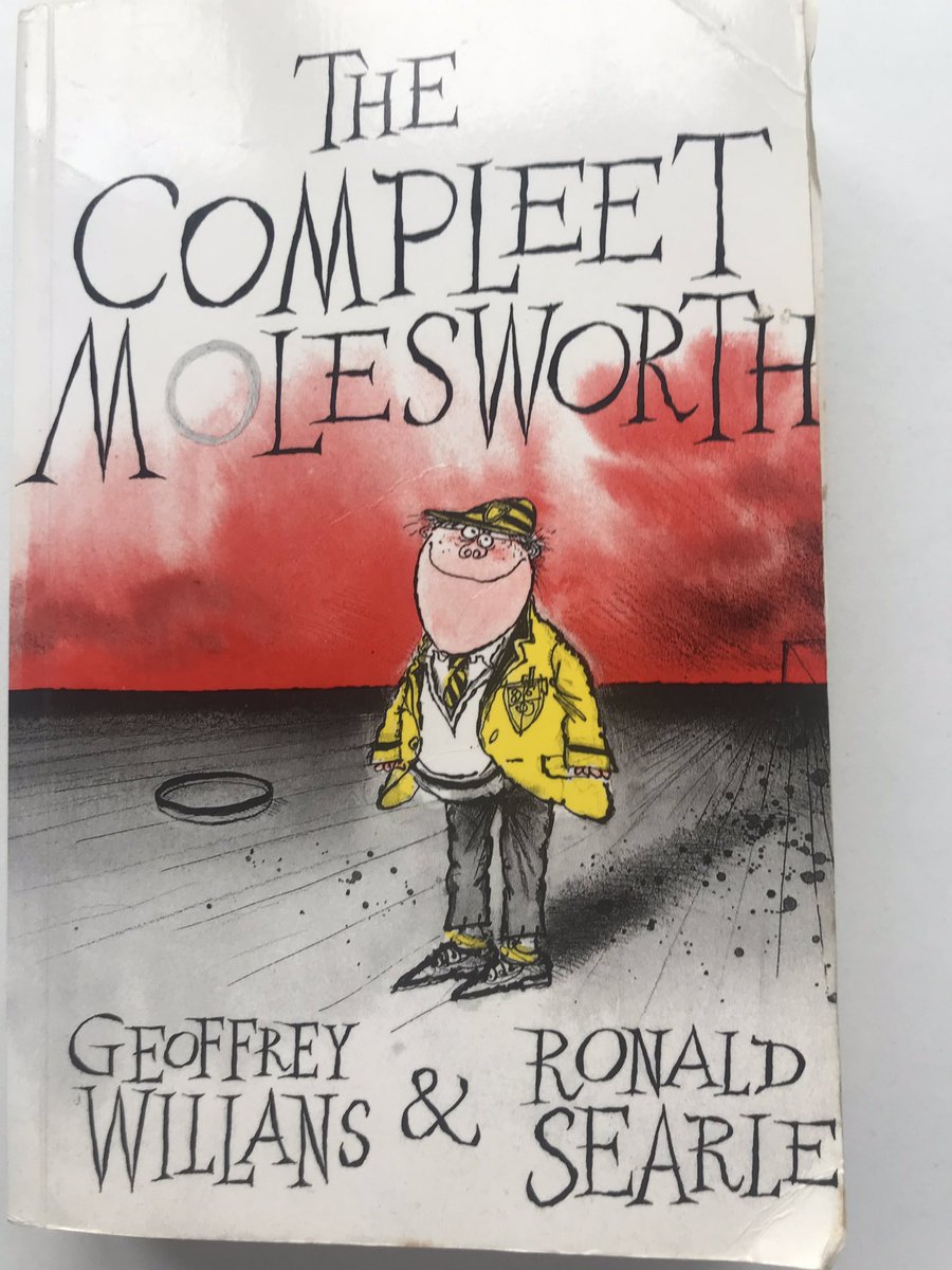 JoAlbinClark's tweet photo. ‘’This is me e.g. nigel molesworth the curse of st custard’s which is the skool i am it” #liverpoolreads #EHU1stline @EHU_FOE My favourite book as a child #iamnigel https://t.co/tgfexcDBLS