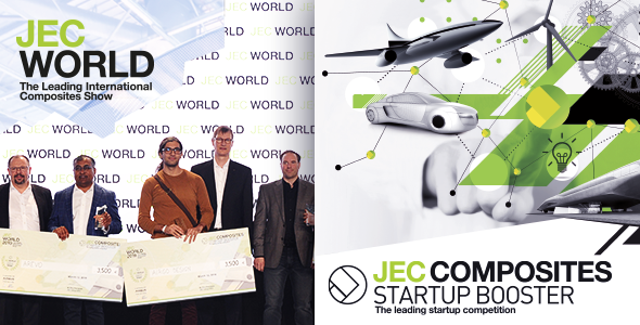 Discover now the 2020 #StartupBooster finalists and be inspired: bit.ly/3aXe4ny

📢 Don’t miss the pitch sessions during #JECWorld and the opportunity to meet with the 4 winners of the leading startup competition in the world of #composites.