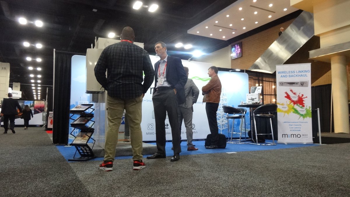 MimomaxWireless's tweet photo. Final few hours at #DTECH2020 to find out about our #missioncritical #wirelesscommunications.  Stop by booth 3164 before you head home. https://t.co/kQkcl6vK8M
