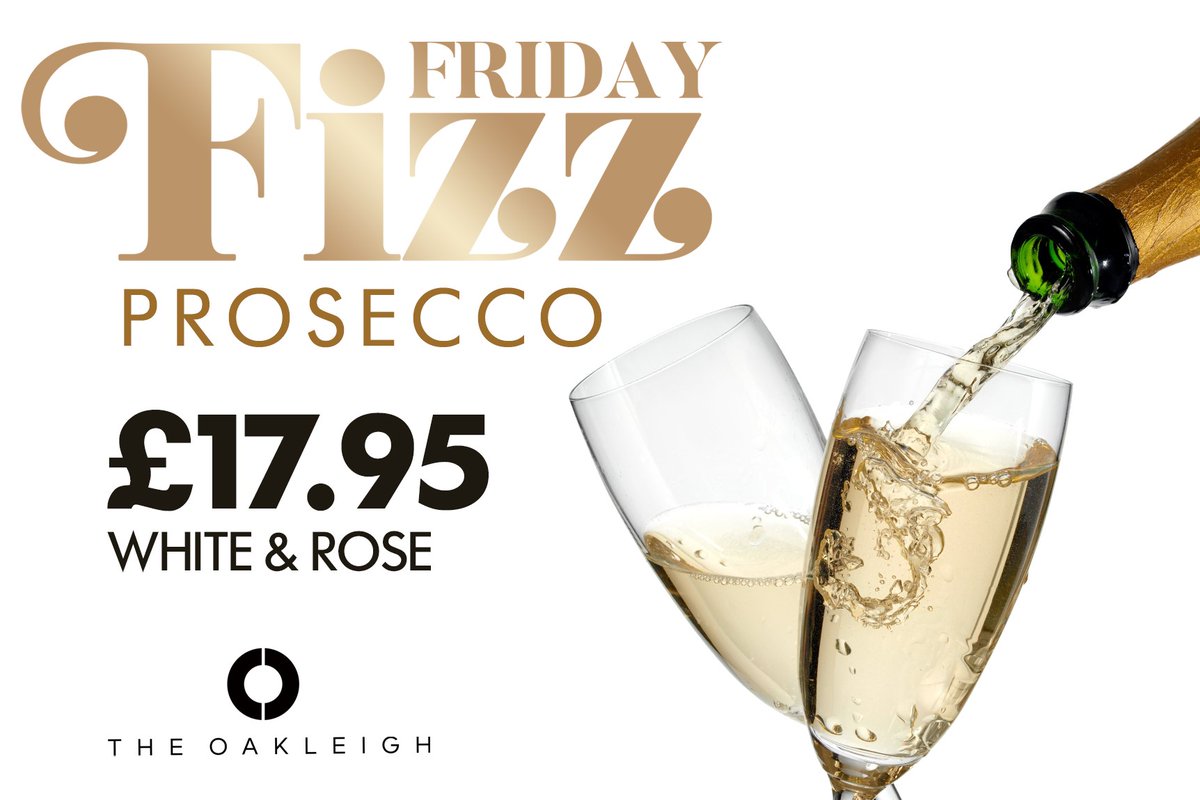Need an excuse to come out? Here's one for you, £17.95 for a bottle  every Friday white and rose! 🥂