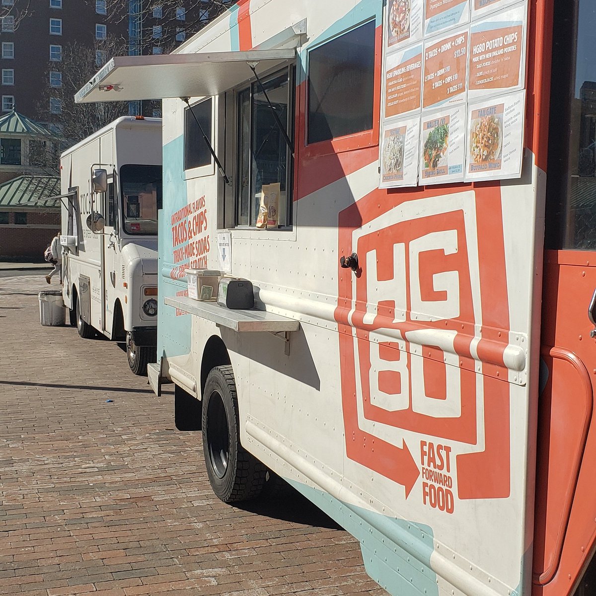 TacofiedTruck's tweet photo. We're "chillin" with @rockettruck at @KennedyPlazaPVD until 1:30 for lunch.
Don't forget to order ahead at https://t.co/1g855mHhg4
And join us for dinner at @ptxlounge 6-9!
#HG80 #fastfowardfood #foodtruck #401eats #401foodies #farmtotable #eatlocalri #eatlocal #Providence https://t.co/Ly6cqN3vOa