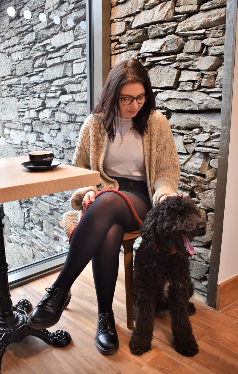 WordsworthGras's tweet photo. The Café has earned office dog Ralph’s seal of approval too! All dogs are very welcome and we’d love to be tagged in your photos so we can see any cute canine visitors! #DogFriendly #LakeDistrict #CafeDogs https://t.co/BQoiFnS3tW