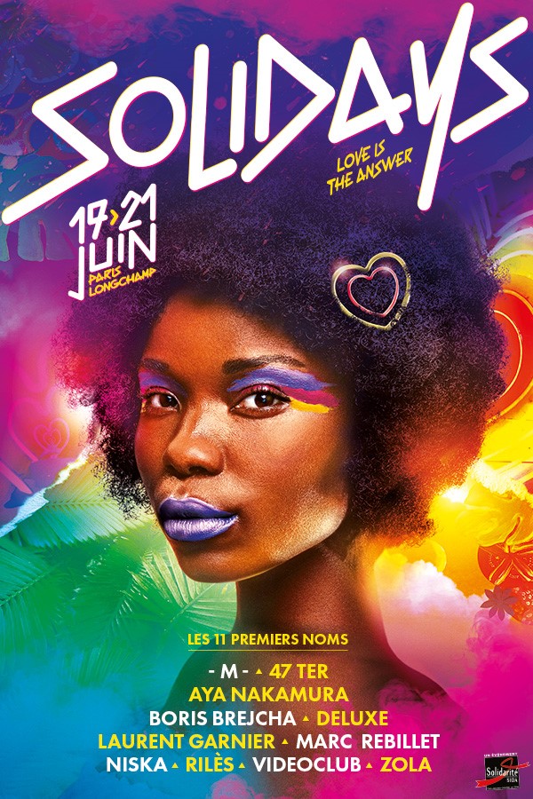 📣 C'est officiel : <a href="/Solidays/">Solidays</a> a annoncé ses premiers noms ! 📣

<a href="/M6/">M6</a> est fier d'être partenaire de cette 22ème édition qui aura lieu du 19 au 21 juin 2020 à l'hippodrome de <a href="/paris_longchamp/">ParisLongchamp</a> 🤩

Ouverture de la billetterie le jeudi 6 février !