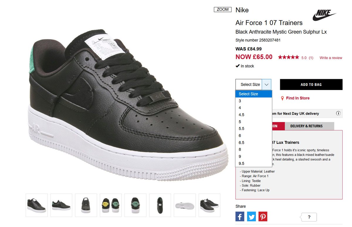 air force 1 07 trainers black anthracite mystic green sulphur lx