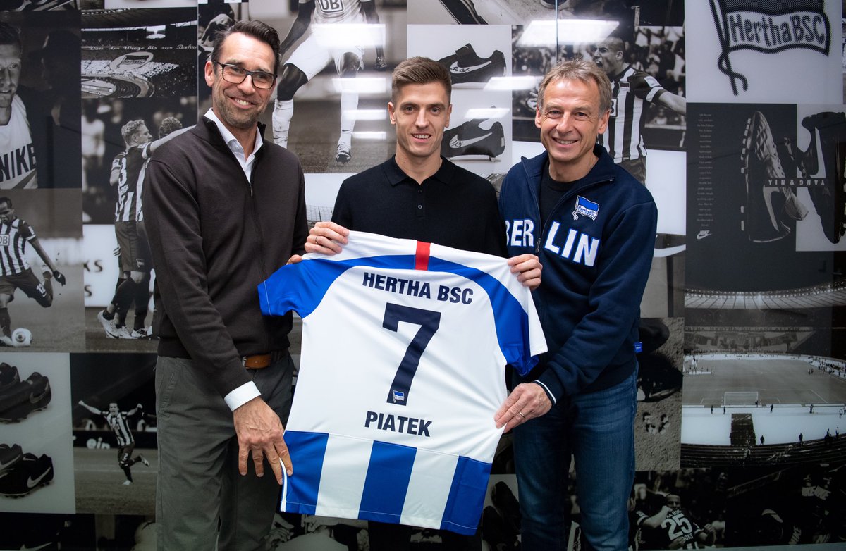 Michael Preetz (@michaelpreetz) on Twitter photo Torjäger! Willkommen bei Hertha BSC, Krzysztof #Piatek! <a href="/pjona9official/">Krzysztof Piątek</a> #DieZukunftGehörtBerlin #hahohe Torjäger! Willkommen bei Hertha BSC, Krzysztof #Piatek! <a href="/pjona9official/">Krzysztof Piątek</a> #DieZukunftGehörtBerlin #hahohe