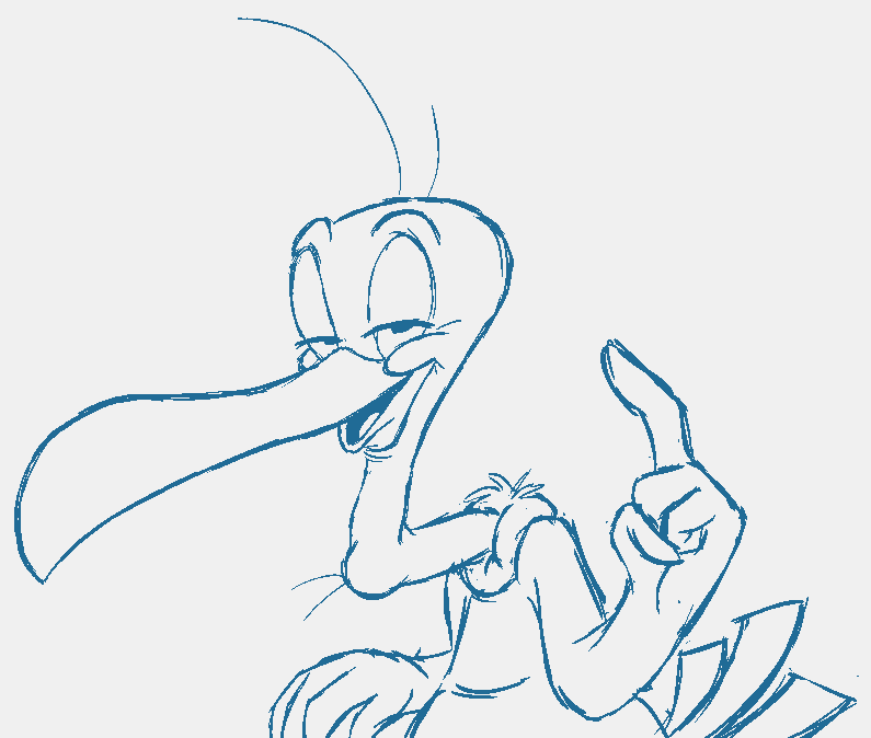 AGuyWhoDraws's tweet photo. One last #warmup. I'm still kind of in denial that I'm now the voice of this fella. #beakybuzzard https://t.co/XFXLm9lVnH