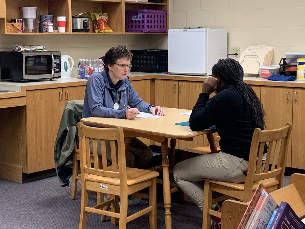 AVIDatMead's tweet photo. High School AVID interviews happening now! Thank you East for coming to Mead! @docrogers81 @LawnaDKurtyka https://t.co/W2DGvnIuC6