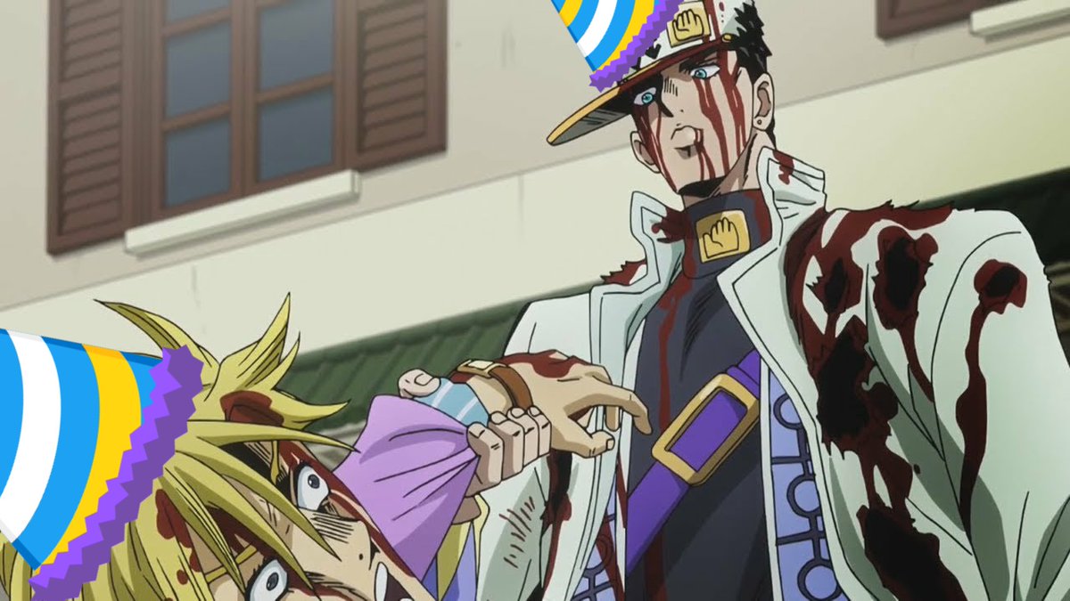 day 9: oh wow look at the time...it's Jotaro's AND Kira's birthday today