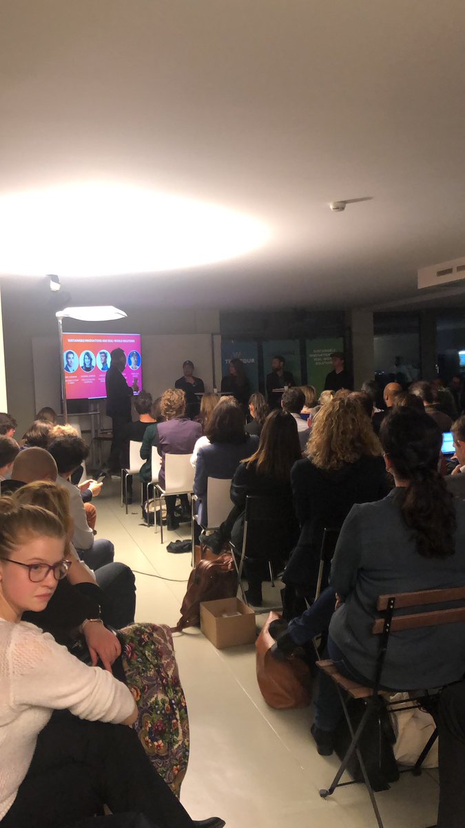 miouchy315's tweet photo. « Everyone is responsible for their debris », Catherine from @ClearspaceToday at #Vivatech tour    @VivaTech. Interesting panel about sustainability, with @Seedstars @CICR_fr @WeRobotics https://t.co/htpwQYEOMW
