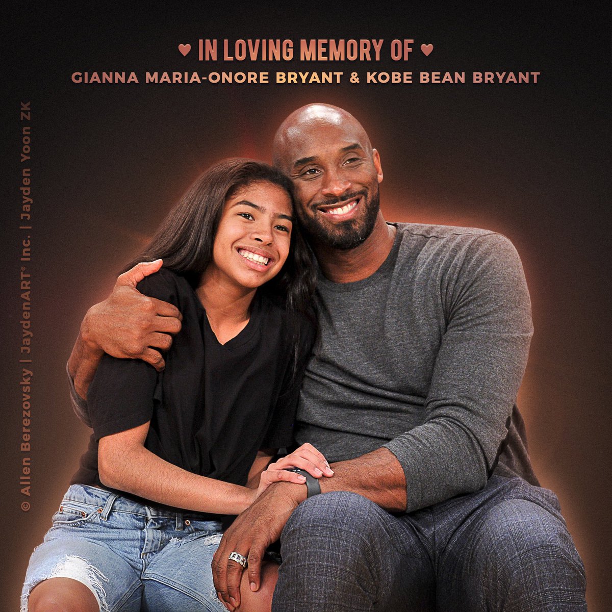 JaydenYoonZK's tweet image. I am still in disbelief of the news. 😔 It’s desolating, calamitous and heartbreaking to know reality. My heart goes out to our legendary @KobeBryant, Gianna Bryant, everyone on the ill fated flight, and those who are affected by it.⁣ Reminder to stay closer to our dear ones. ❤️