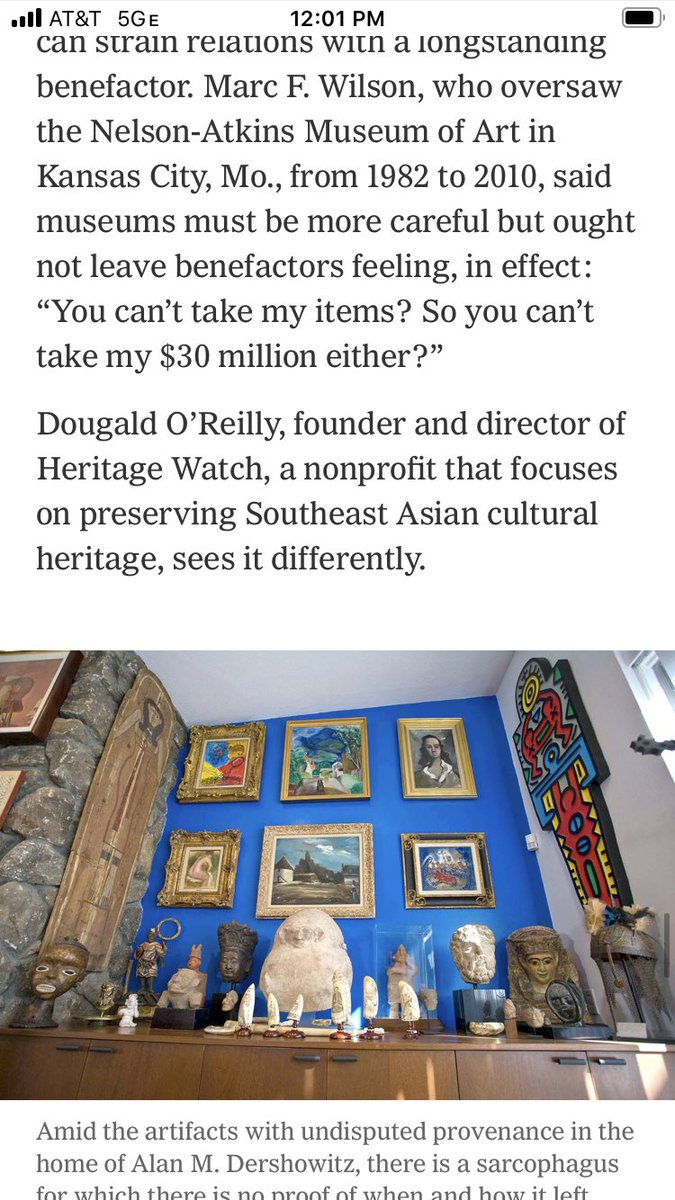 So, yeah, don’t buy antiquities without paperwork! You’re either getting looted objects or fakes, and museums shouldn’t accept either of them. Here are screenshots of the Times article. (Also check out that “ancient” “Chinese” “horse”.)